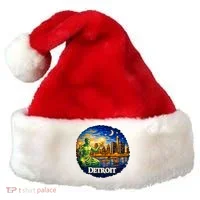 Detroit Mosaic Santa Hat thumb 0