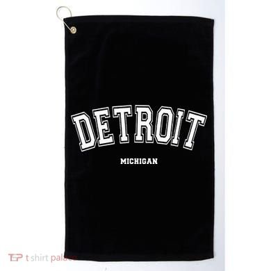 Detroit Michigan Golf Towel