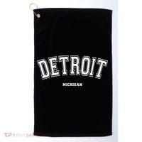 Detroit Michigan Golf Towel thumb 0