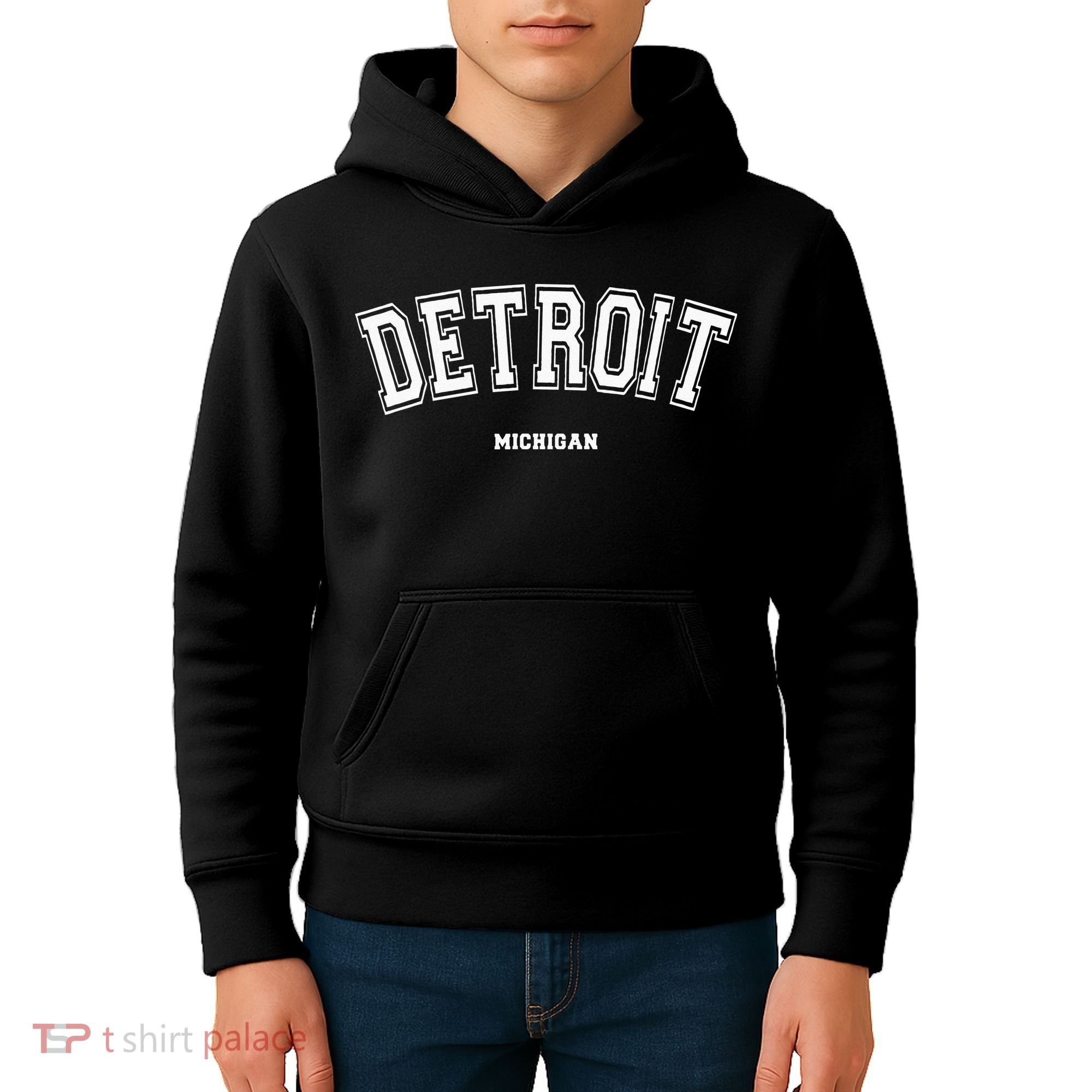 Detroit Michigan Kids Hoodie