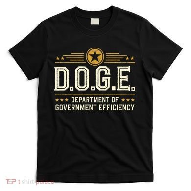 Doge Meme D.O.G.E. Department Of Government Efficiency T-Shirt