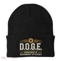 Doge Meme D.O.G.E. Department Of Government Efficiency Beanie thumb 0