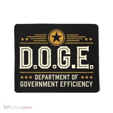 Doge Meme D.O.G.E. Department Of Government Efficiency Mousepad