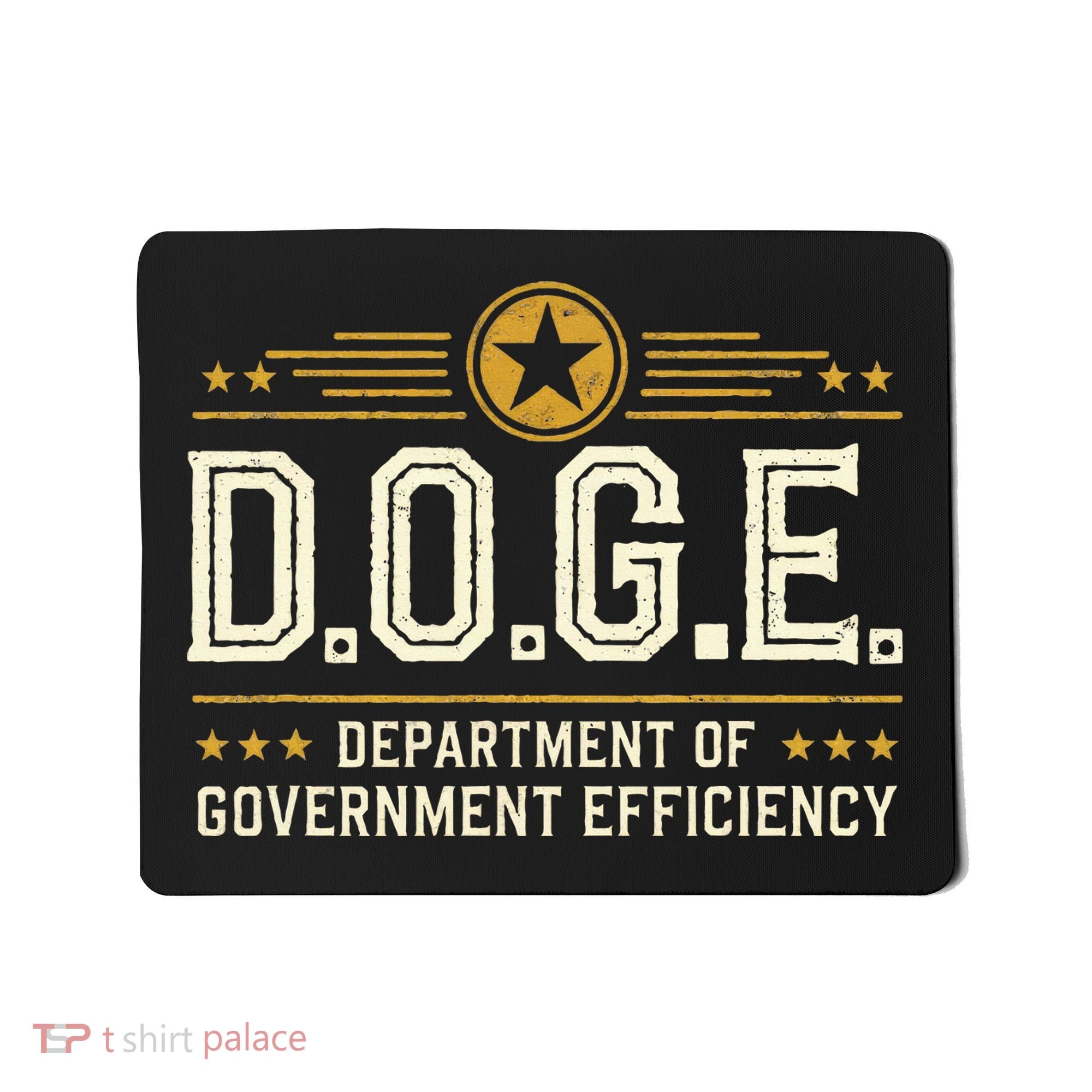 Doge Meme D.O.G.E. Department Of Government Efficiency Mousepad