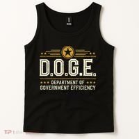 Doge Meme D.O.G.E. Department Of Government Efficiency Tank Top thumb 2