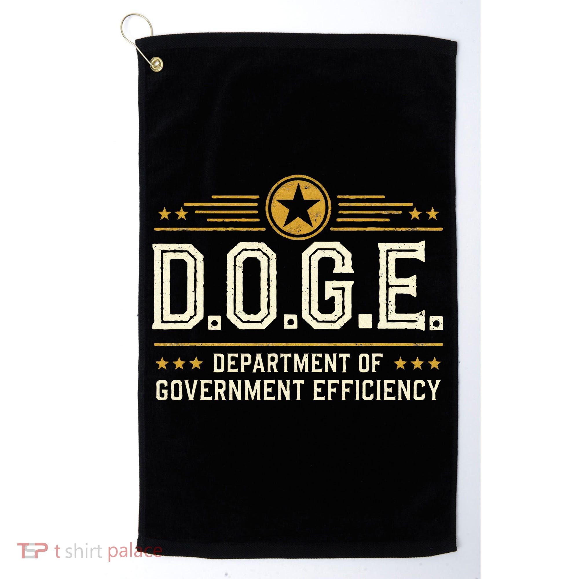 Doge Meme D.O.G.E. Department Of Government Efficiency Golf Towel