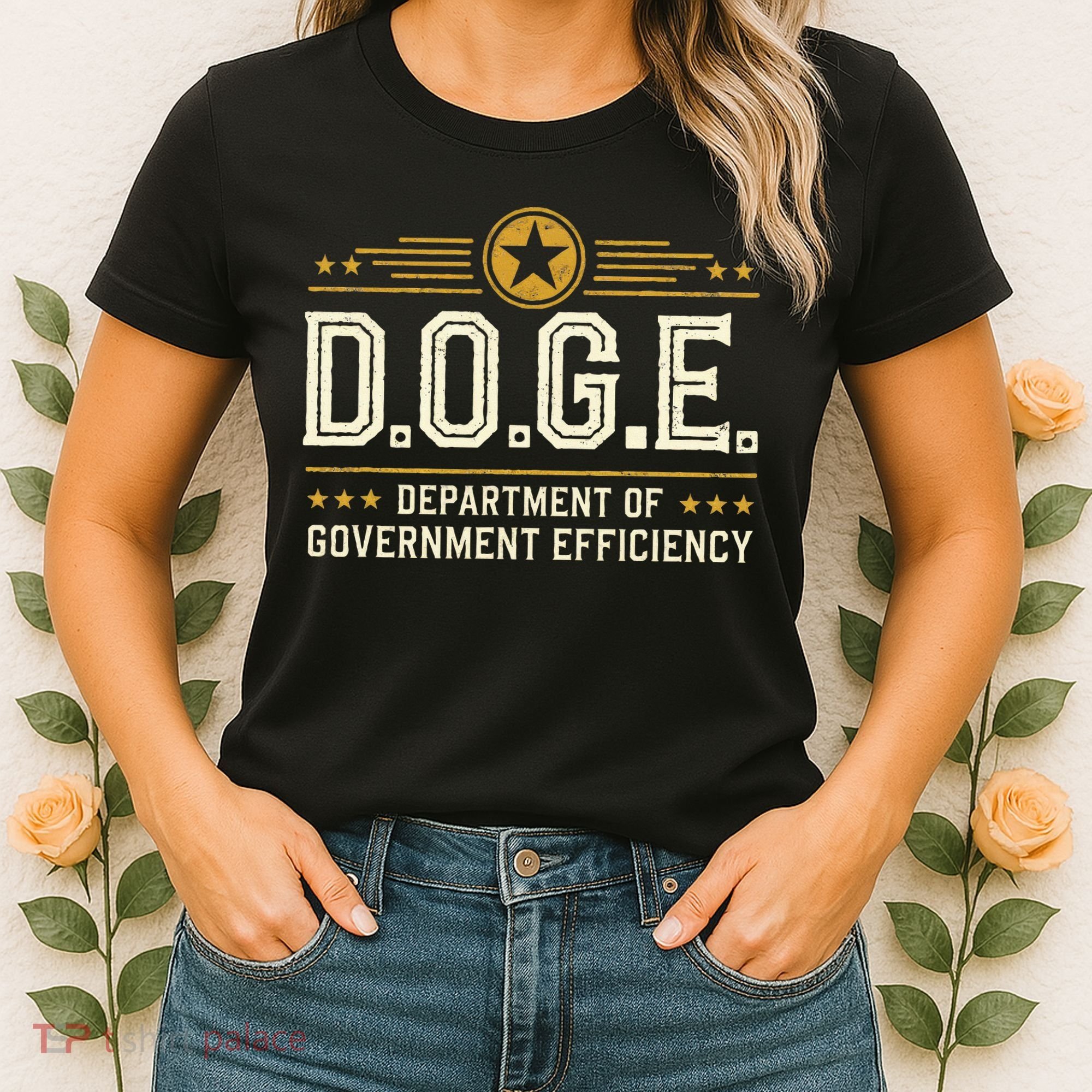 Doge Meme D.O.G.E. Department Of Government Efficiency Women's T-Shirt