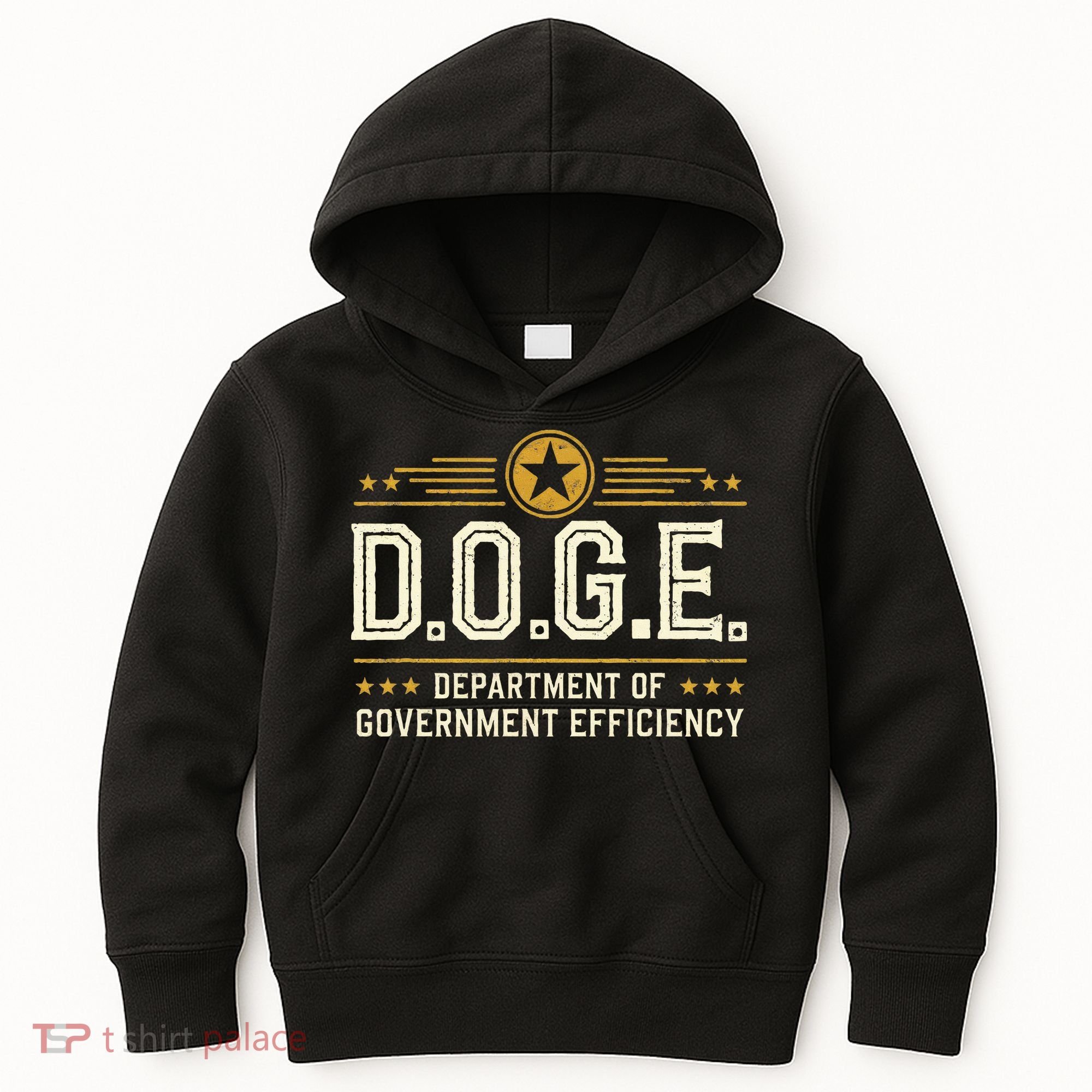 Doge Meme D.O.G.E. Department Of Government Efficiency Kids Hoodie