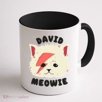 David Meowie Coffee Mug thumb 1