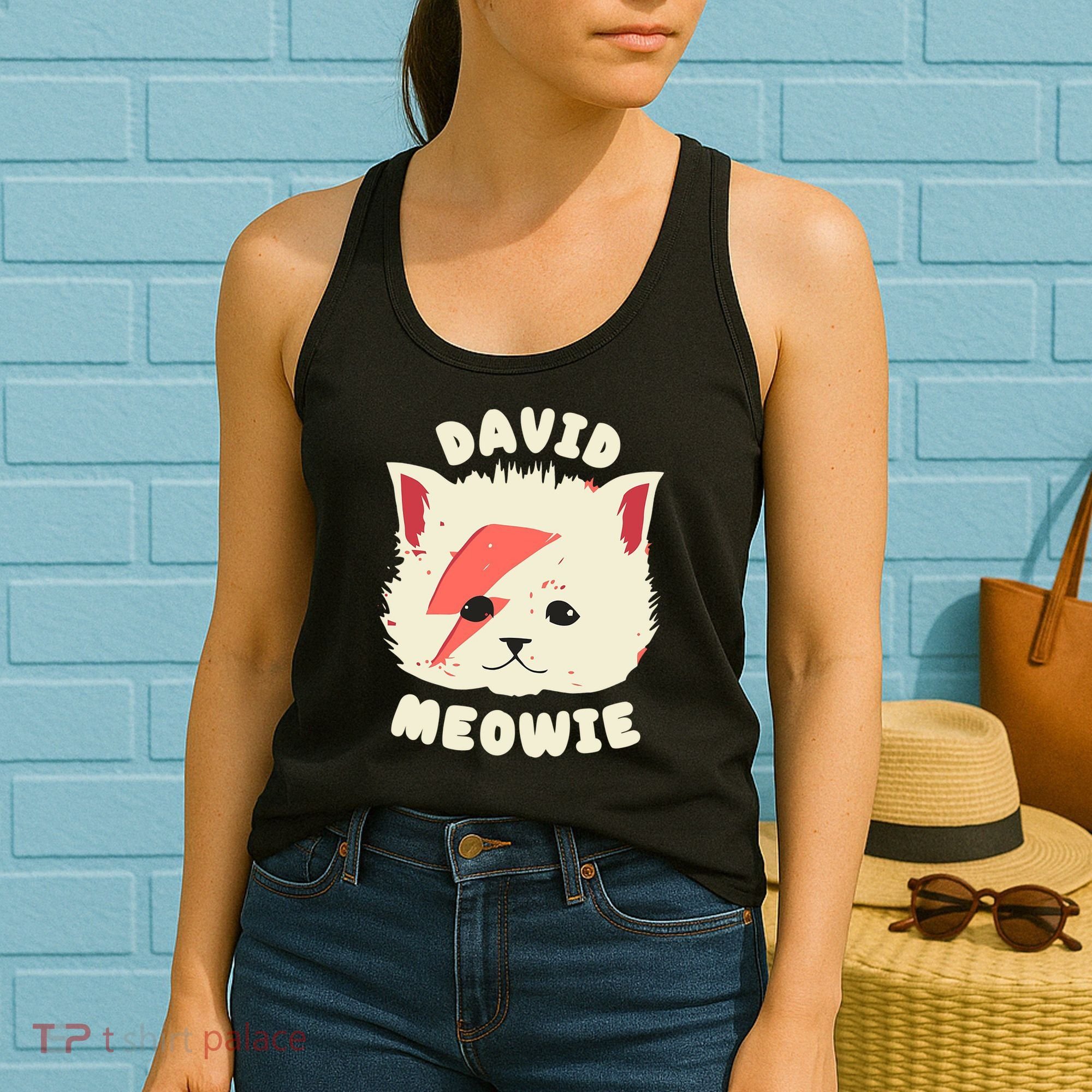 David Meowie Women's Tank Top