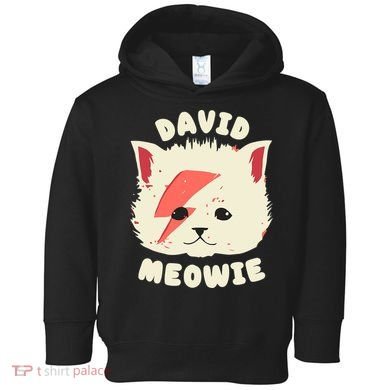 David Meowie Toddler Hoodie