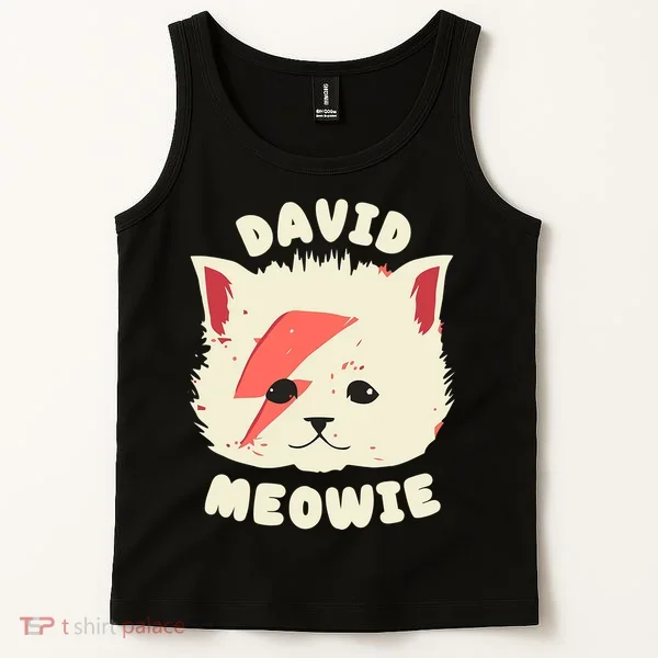 David Meowie Tank Top