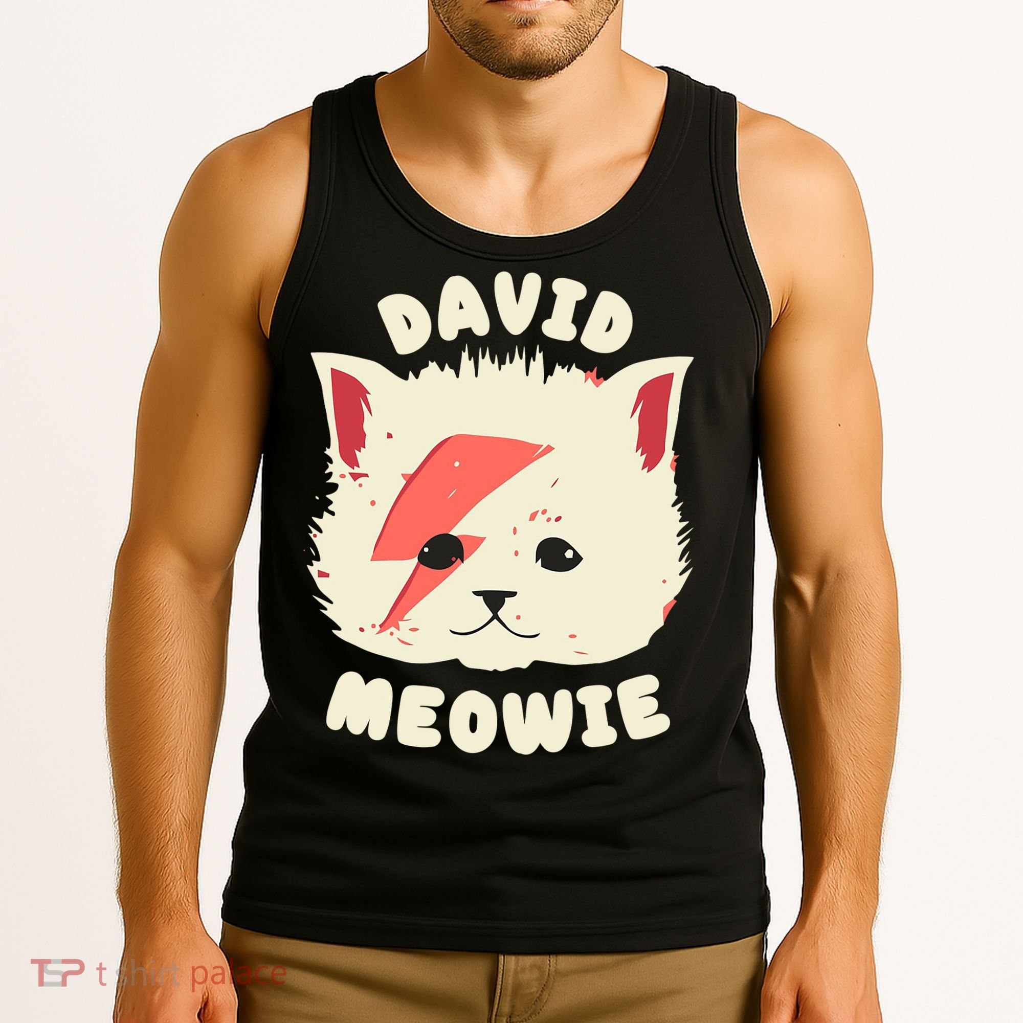 David Meowie Tank Top