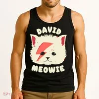 David Meowie Tank Top thumb 3