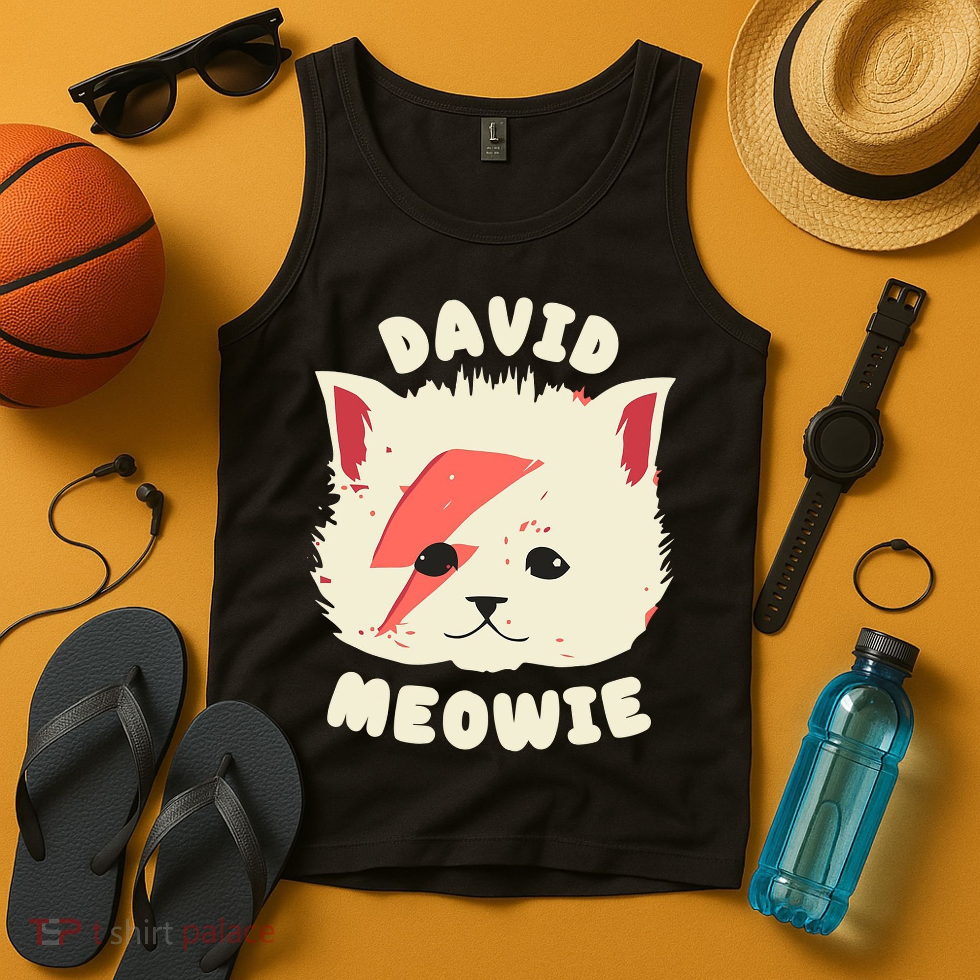 David Meowie Tank Top