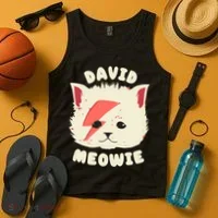 David Meowie Tank Top thumb 4