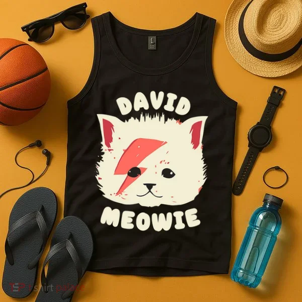 David Meowie Tank Top