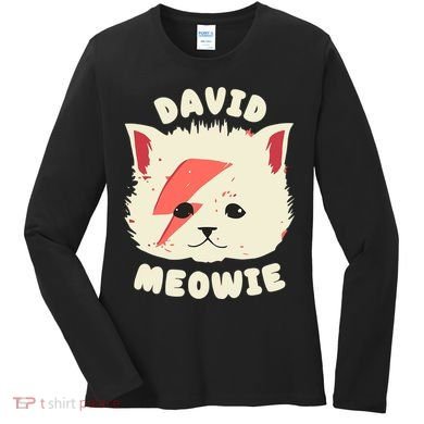David Meowie Women's Long Sleeve Shirt