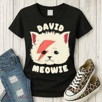 David Meowie Women's T-Shirt thumb 3