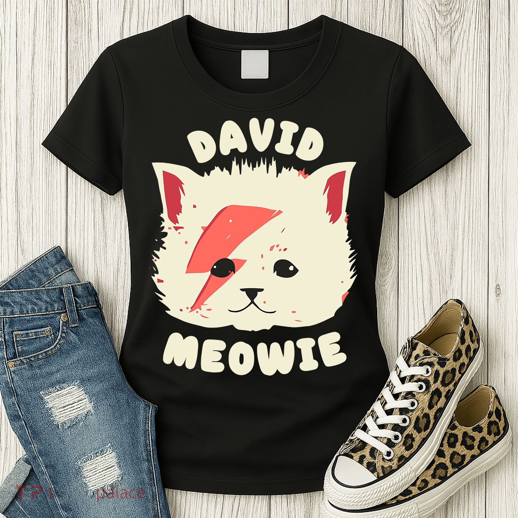 David Meowie Women's T-Shirt