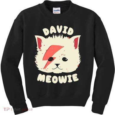 David Meowie Kids Sweatshirt