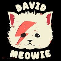 David Meowie Kids Long Sleeve Shirt thumb 2