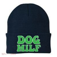 Dog Milf Dog Mom Funny For Wo Beanie thumb 0