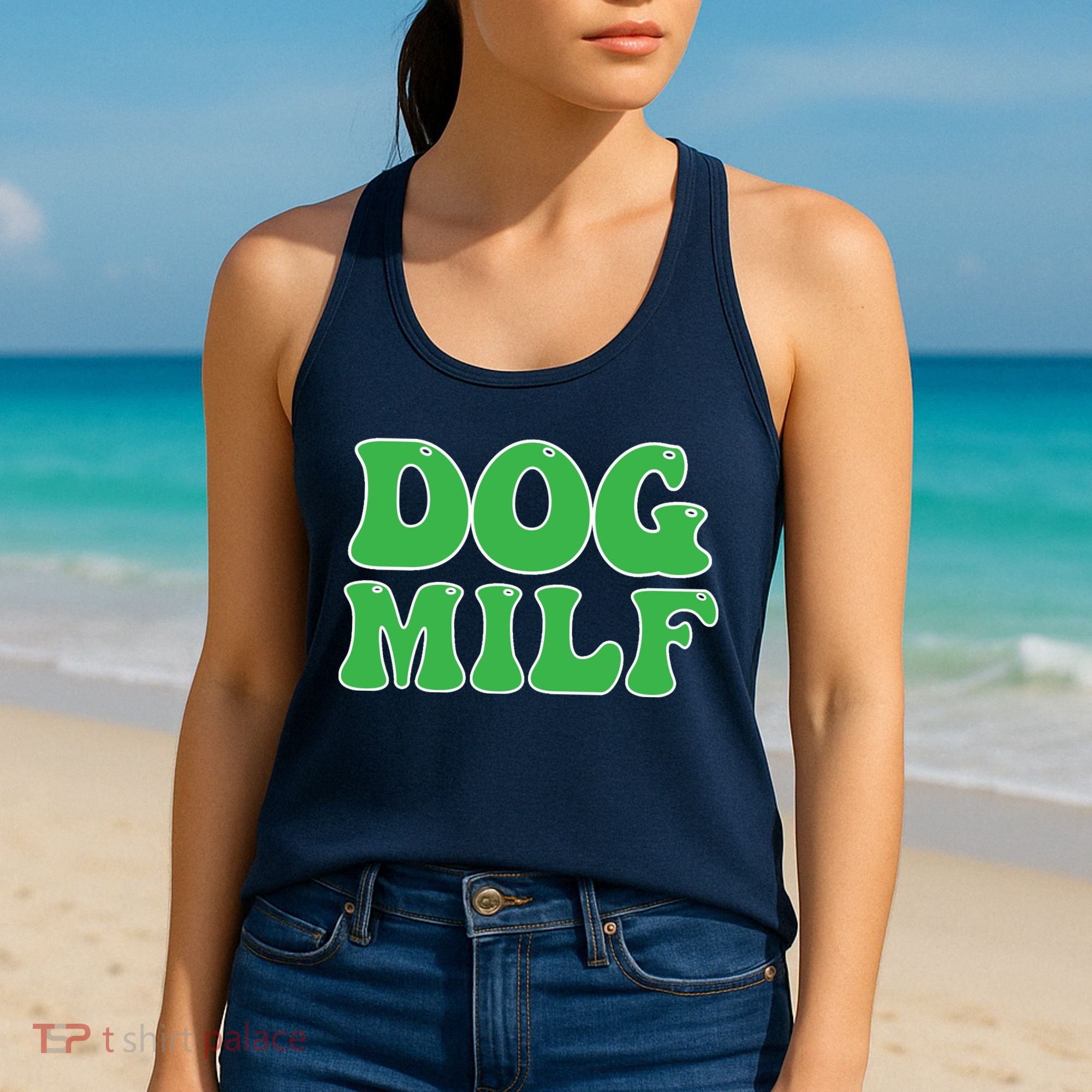 Dog Milf Dog Mom Funny For Wo Women's Tank Top