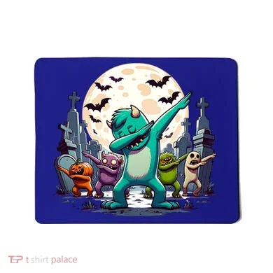 Dabbing Monsters Dance Halloween Gift Mousepad