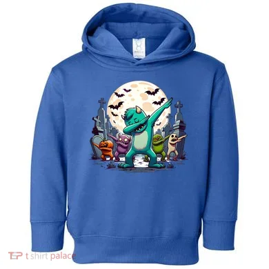Dabbing Monsters Dance Halloween Gift Toddler Hoodie
