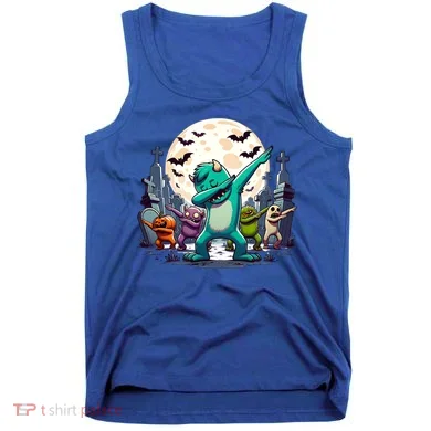 Dabbing Monsters Dance Halloween Gift Tank Top