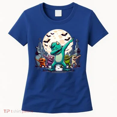 Dabbing Monsters Dance Halloween Gift Women's T-Shirt