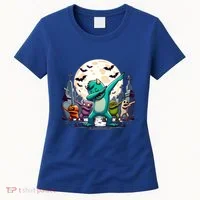 Dabbing Monsters Dance Halloween Gift Women's T-Shirt thumb 0