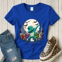 Dabbing Monsters Dance Halloween Gift Women's T-Shirt thumb 3