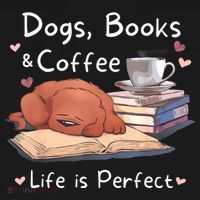 Dog Mom Dad Dogs Books Coffee Bucket Hat thumb 4