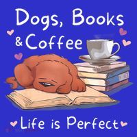 Dog Mom Dad Dogs Books Coffee Hoodie thumb 7