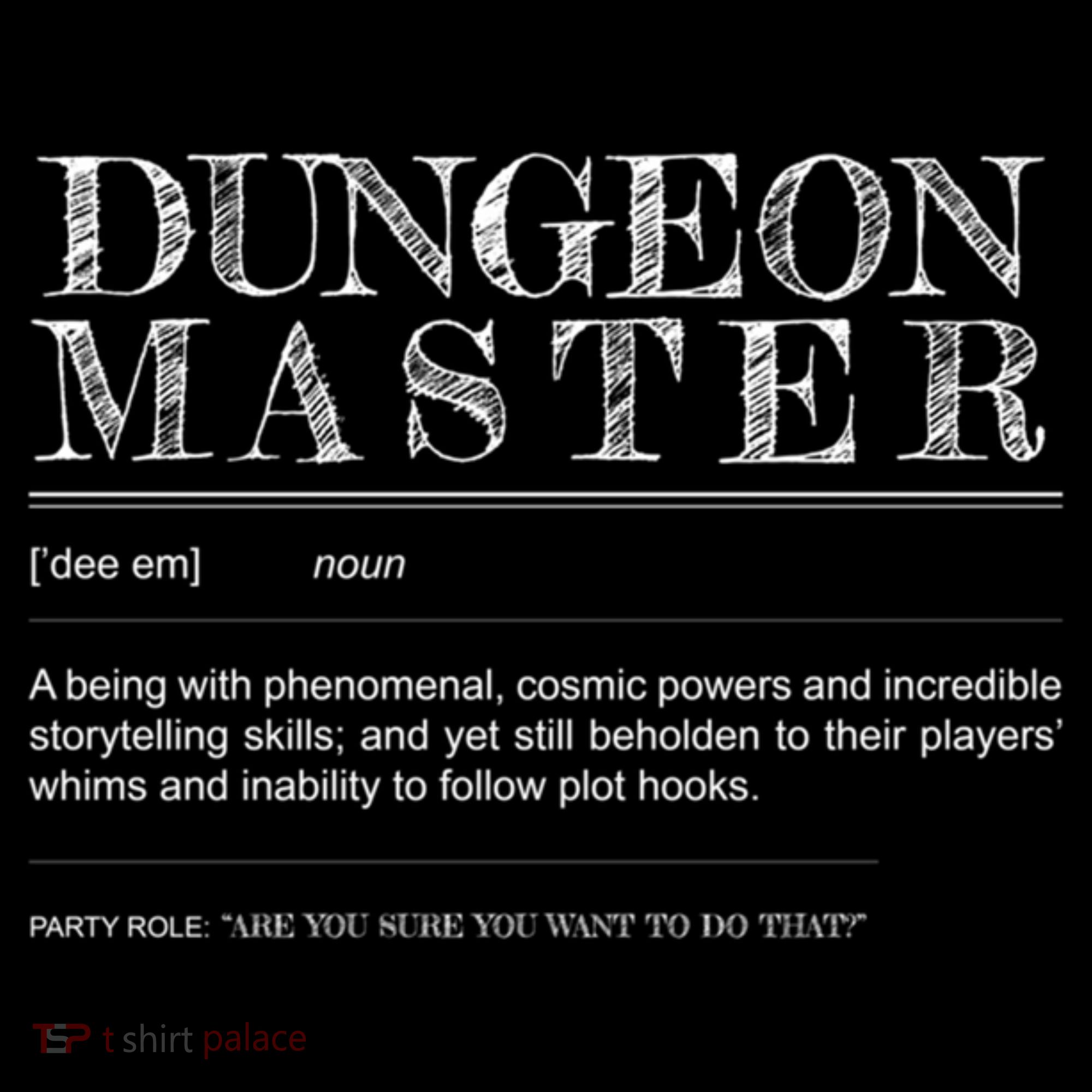 Dungeon Master Definition Button