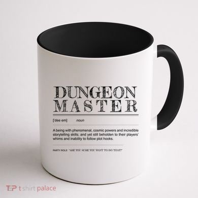 Dungeon Master Definition Coffee Mug back