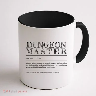Dungeon Master Definition Coffee Mug back
