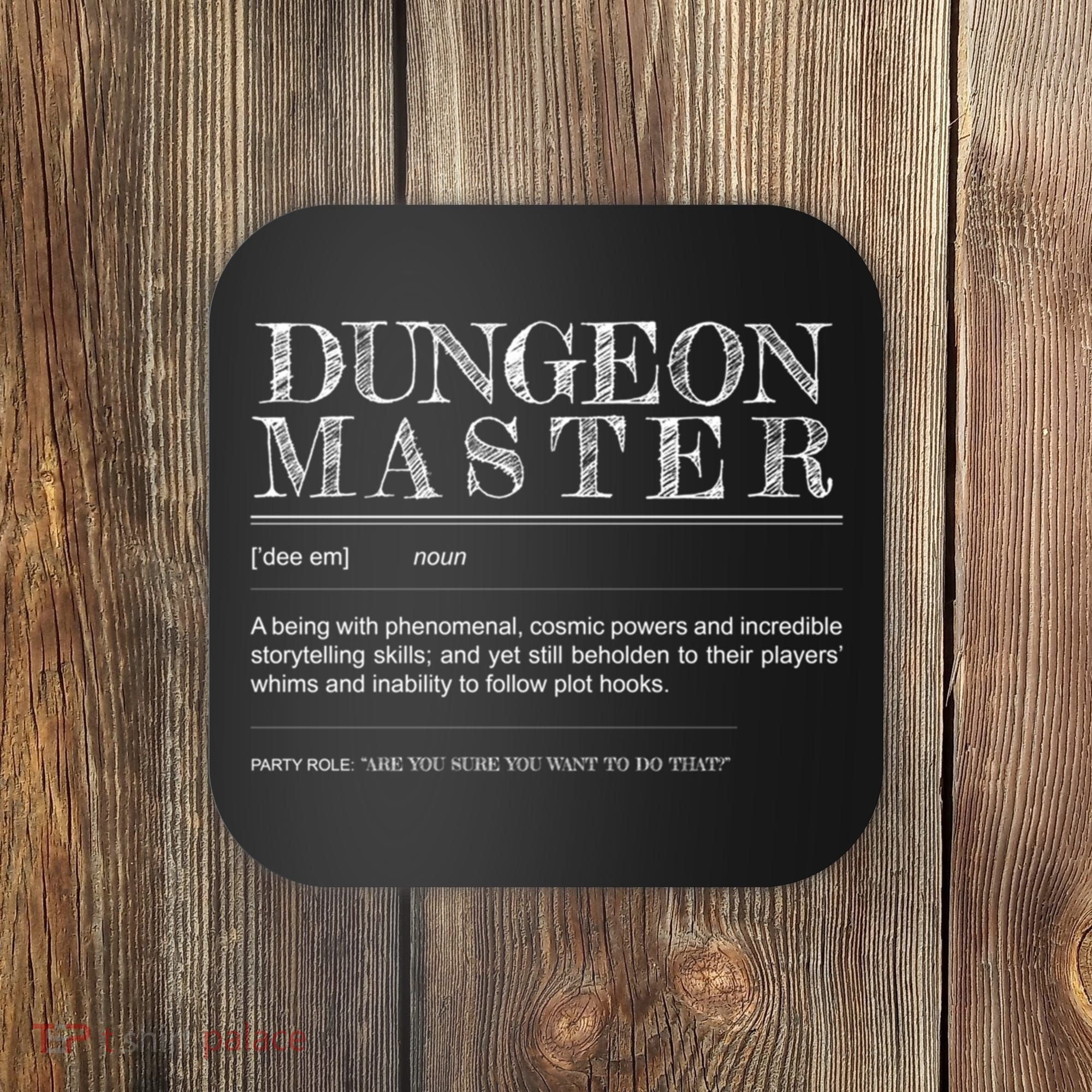 Dungeon Master Definition Coaster