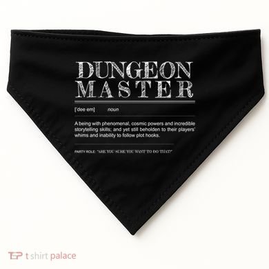 Dungeon Master Definition USA-Made Doggie Bandana