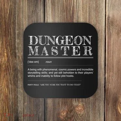Dungeon Master Definition Coaster