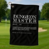Dungeon Master Definition Golf Towel thumb 1