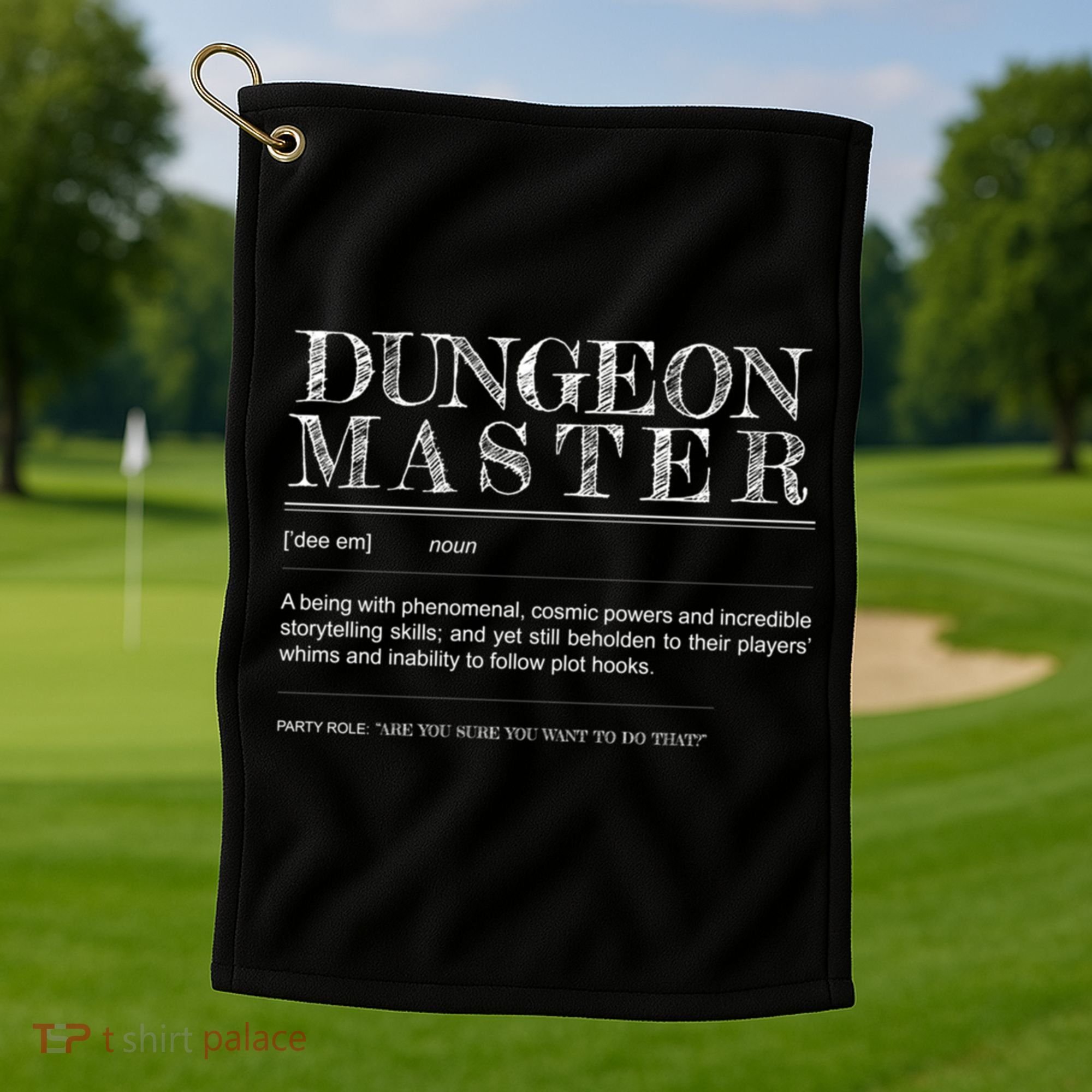 Dungeon Master Definition Golf Towel