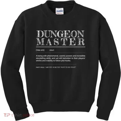 Dungeon Master Definition Kids Sweatshirt