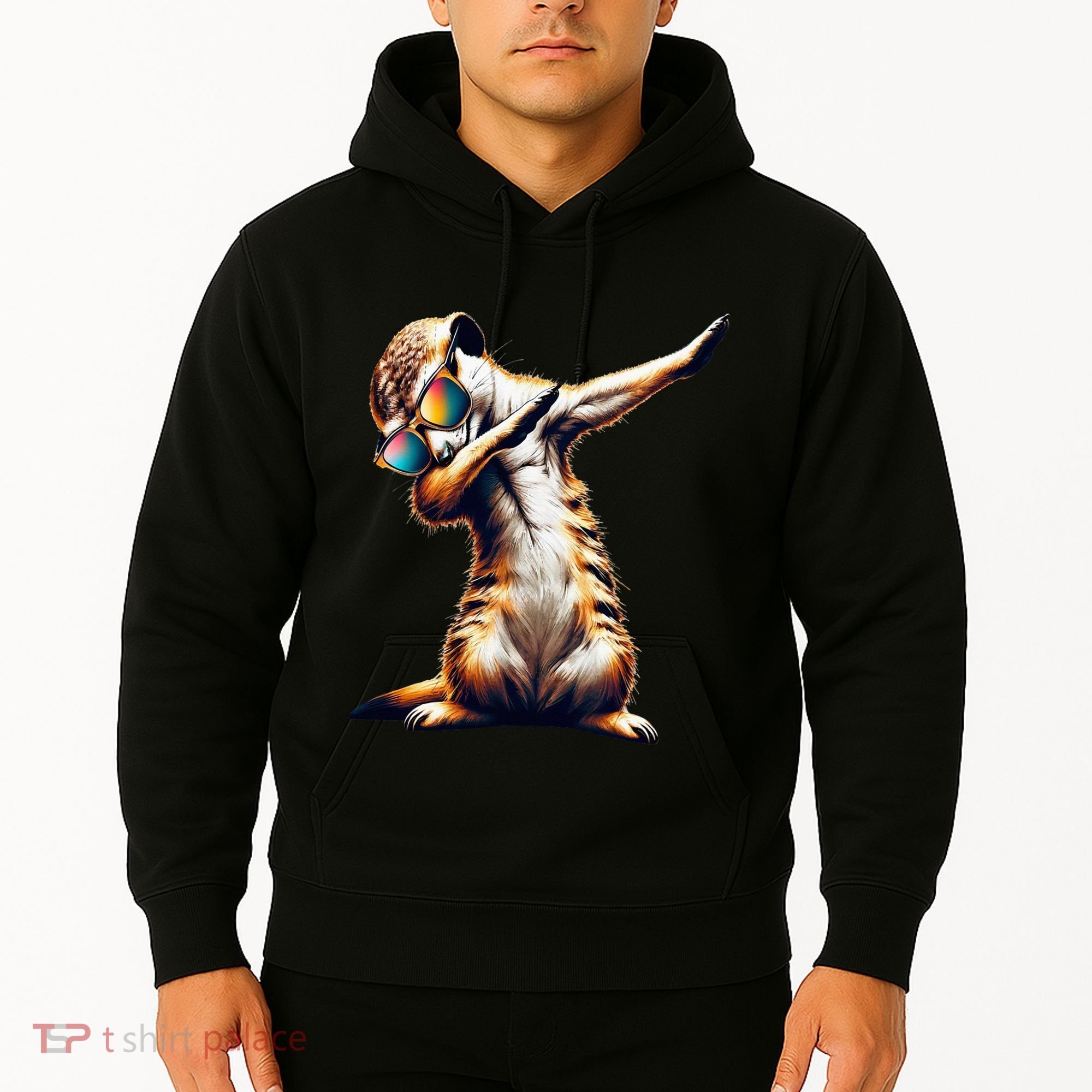 Dabbing Meerkat Dancing Dab Surikate Hoodie