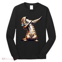 Dabbing Meerkat Dancing Dab Surikate Long Sleeve Shirt thumb 0