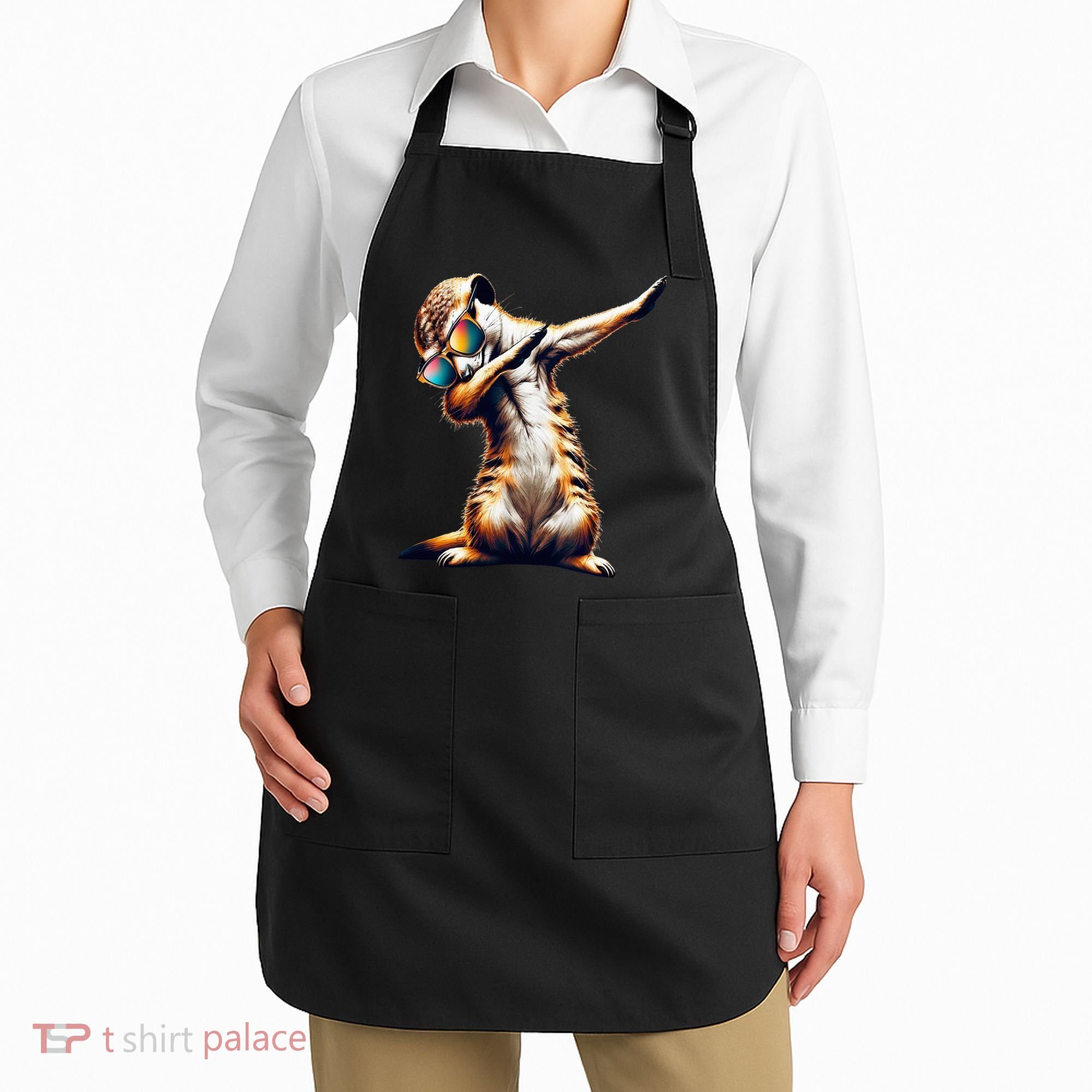 Dabbing Meerkat Dancing Dab Surikate Apron