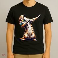 Dabbing Meerkat Dancing Dab Surikate T-Shirt thumb 3