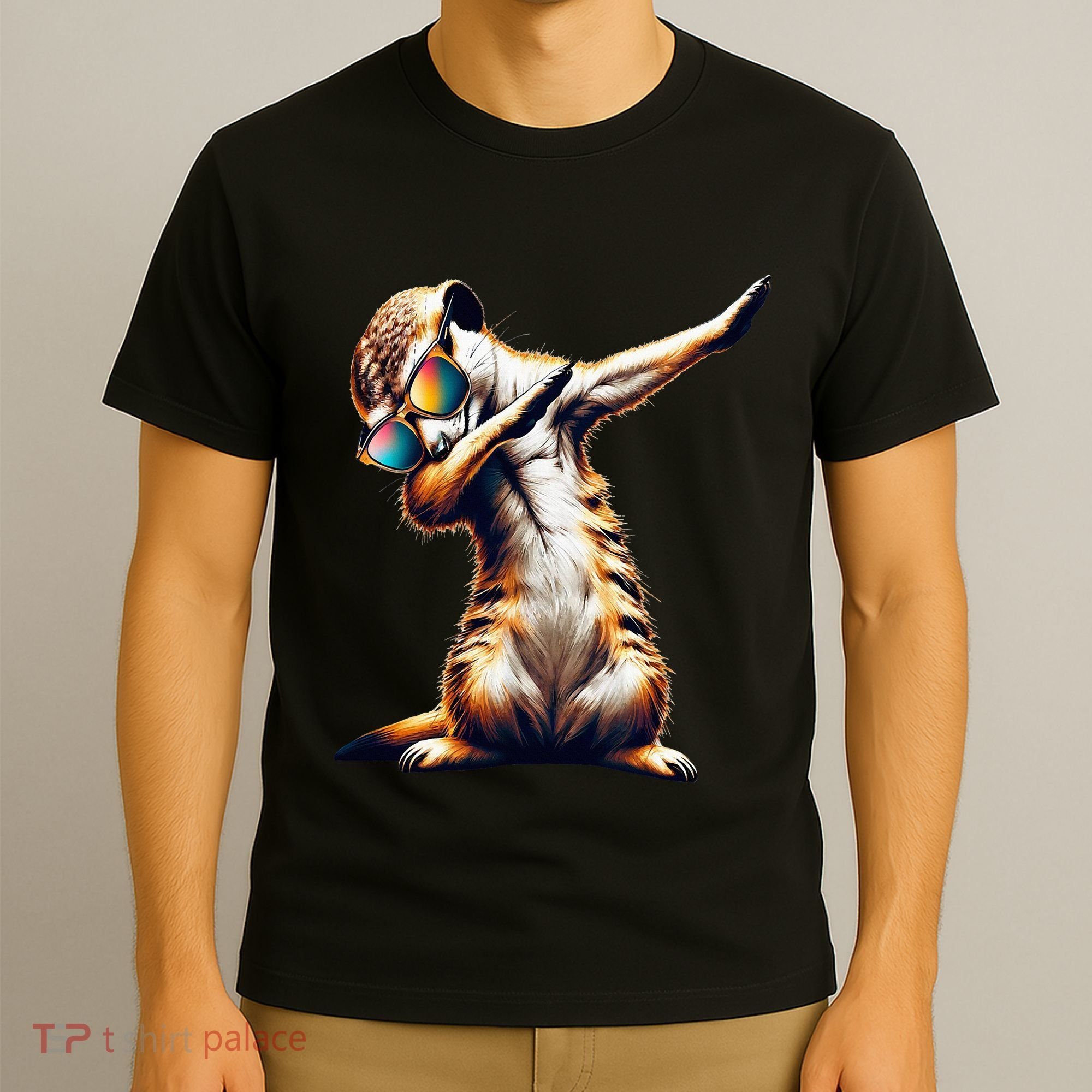 Dabbing Meerkat Dancing Dab Surikate T-Shirt